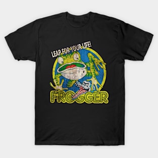 Frogger Leap For Your Life // 1980s Arcade T-Shirt